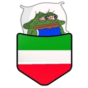 Стикер Лягушка Пепе в кармане