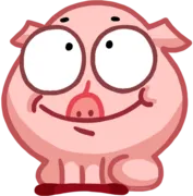 Стикер Пак полный свинок