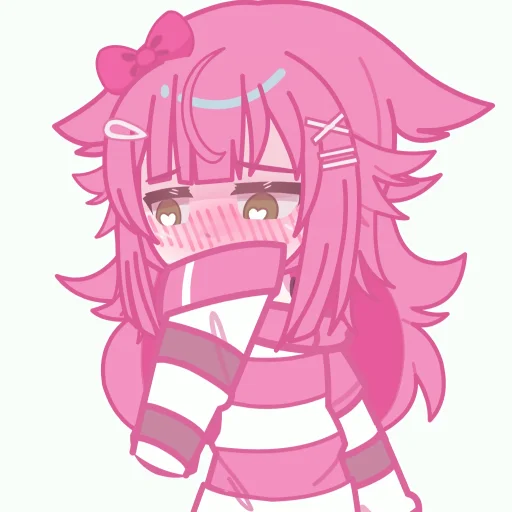 Стикер Pink girl