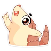 Стикер Пини — добрая шишка