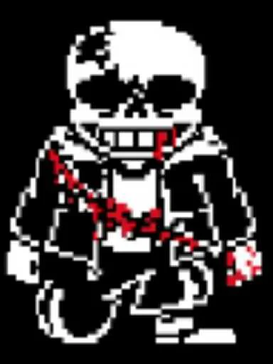 Стикер Sans Undertale