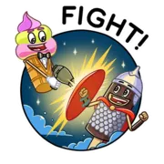 Стикер Битва пломбиров