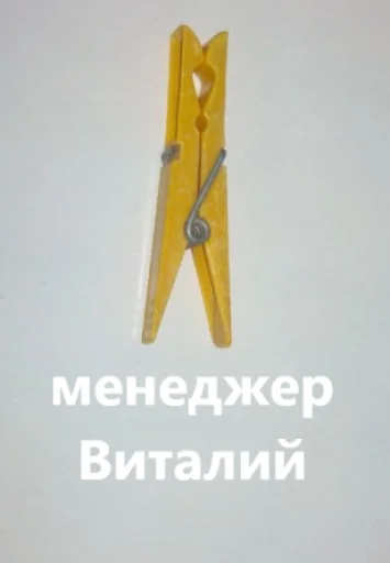 Стикер прищепки имена