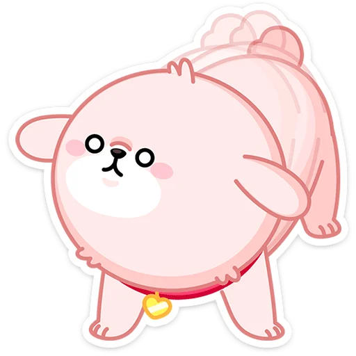 Стикер Пес Пудинг