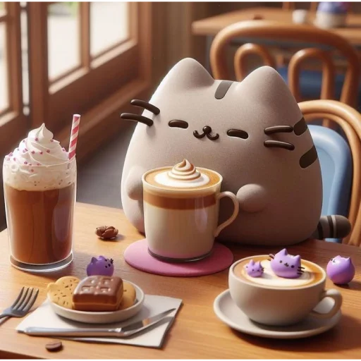 Стикер AI Pusheen