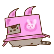 Стикер Pusheen Overwatch by Eckru
