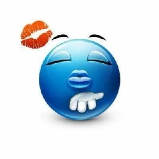 Стикер Blue faces