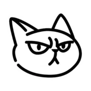 Стикер QR-cat by monobank