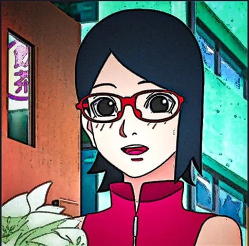 Стикер Sarada Uchiha