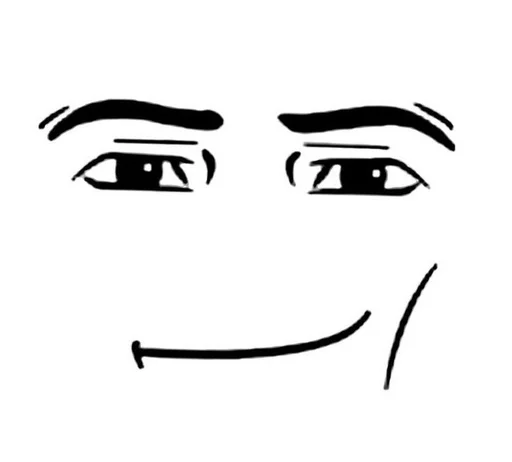 Стикер Roblox Faces