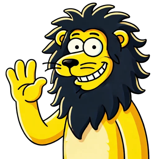 Стикер real lions app