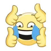 Стикер Рофл Смайлы