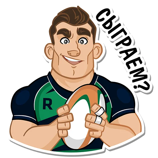 Стикер RUGGER