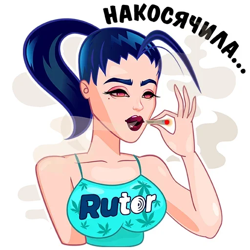 Стикер RUTOR girl