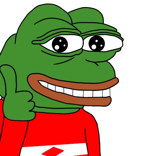 Стикер Red-White Pepe