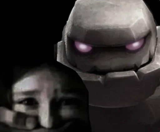 Стикер sneaky golem