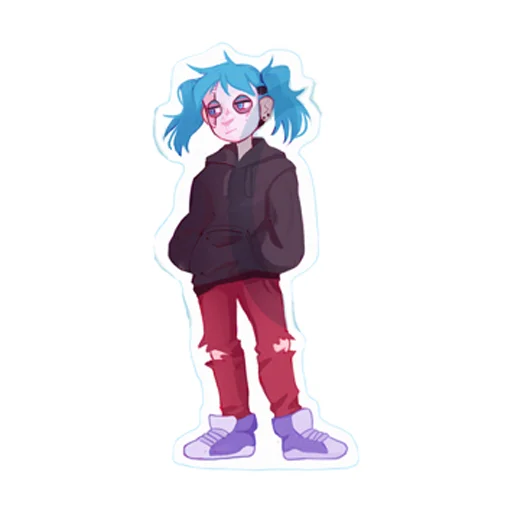 Стикер Sally Face by reroro