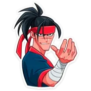 Стикер Самурай Хиро