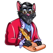 Стикер Наука для котиков - Учёные