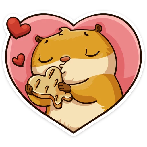 Стикер Влюбленный Сеня