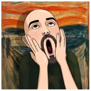 Стикер sewing_man