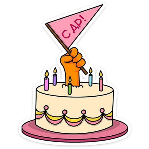 Стикер Ши в офисе