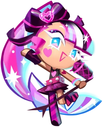 Стикер Shining Glitter Cookie