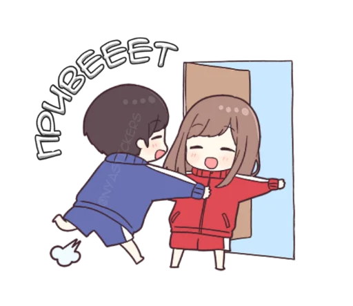 Стикер Широ тян 2