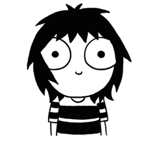 Стикер Wide-eyed