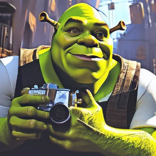 Стикер Shrek AI