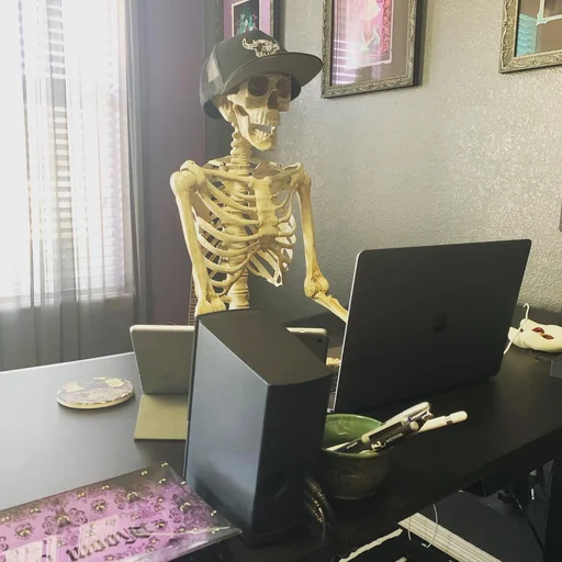 Стикер Skeleton Mania