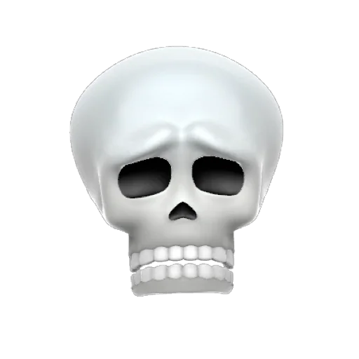 Стикер SKULL MEMOJI