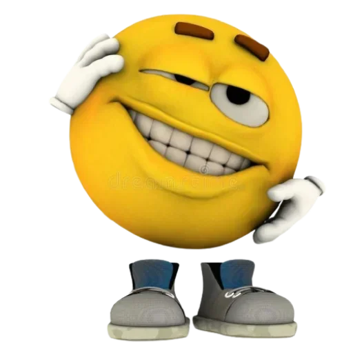 Стикер 3D Смайлики