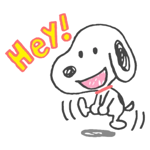 Стикер snoopy