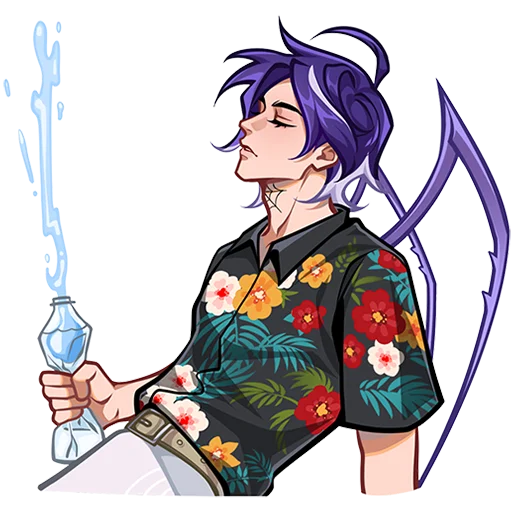 Стикер Пауки в отпуске Без Текста