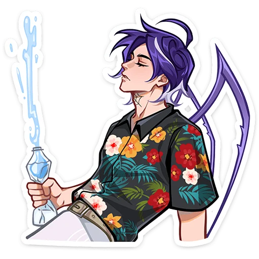 Стикер Пауки в отпуске