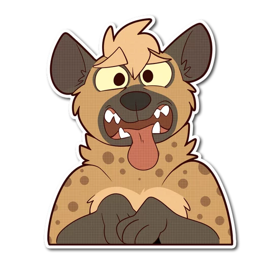 Стикер Spotted Hyena
