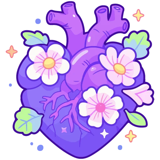 Стикер spring flowers