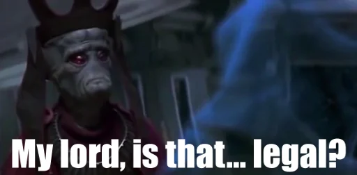 Стикер Star Wars Prequel Memes