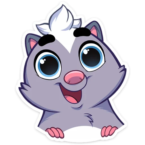 Стикер Скунс Стёпа