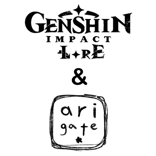 Стикер Авторский стикерпак Genshin Impact