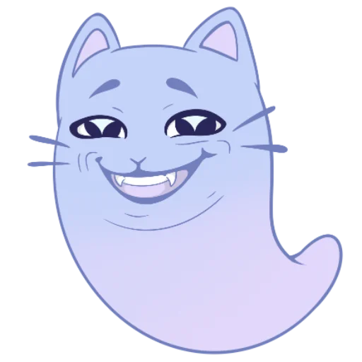 Стикер Котопризрак