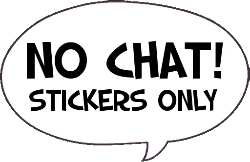 Стикер stickers only