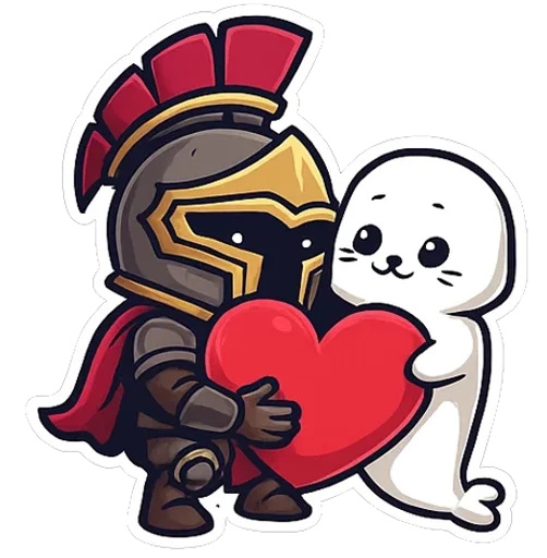 Стикер Dictator and Sappy