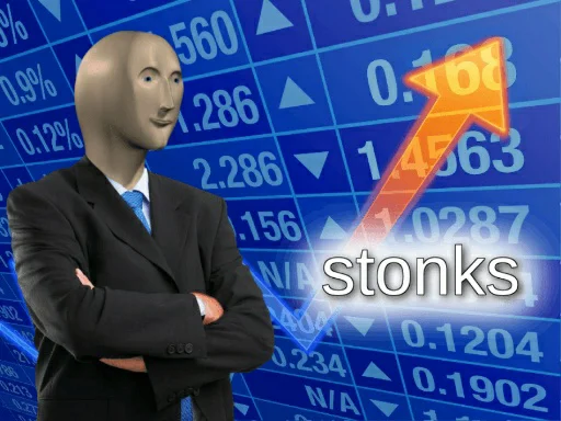 Стикер Stonks?