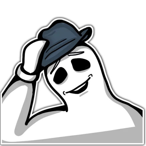 Стикер Незнакомец