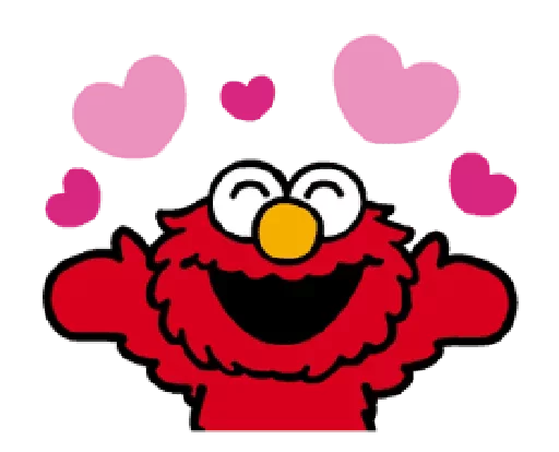 Стикер street sesame