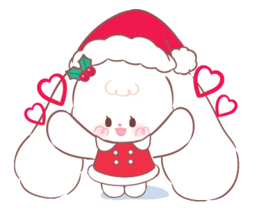 Стикер 🤶🏻 new year ->