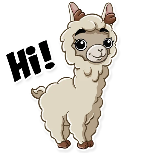 Стикер alpaca