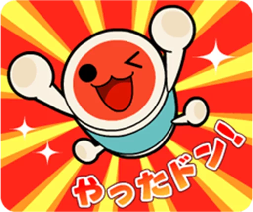 Стикер Taiko no Tatsujin LINE Stickers